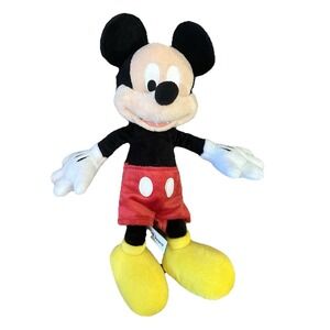 Disney Parks Authentic Mickey Mouse Plush Stuffed Animal 12"